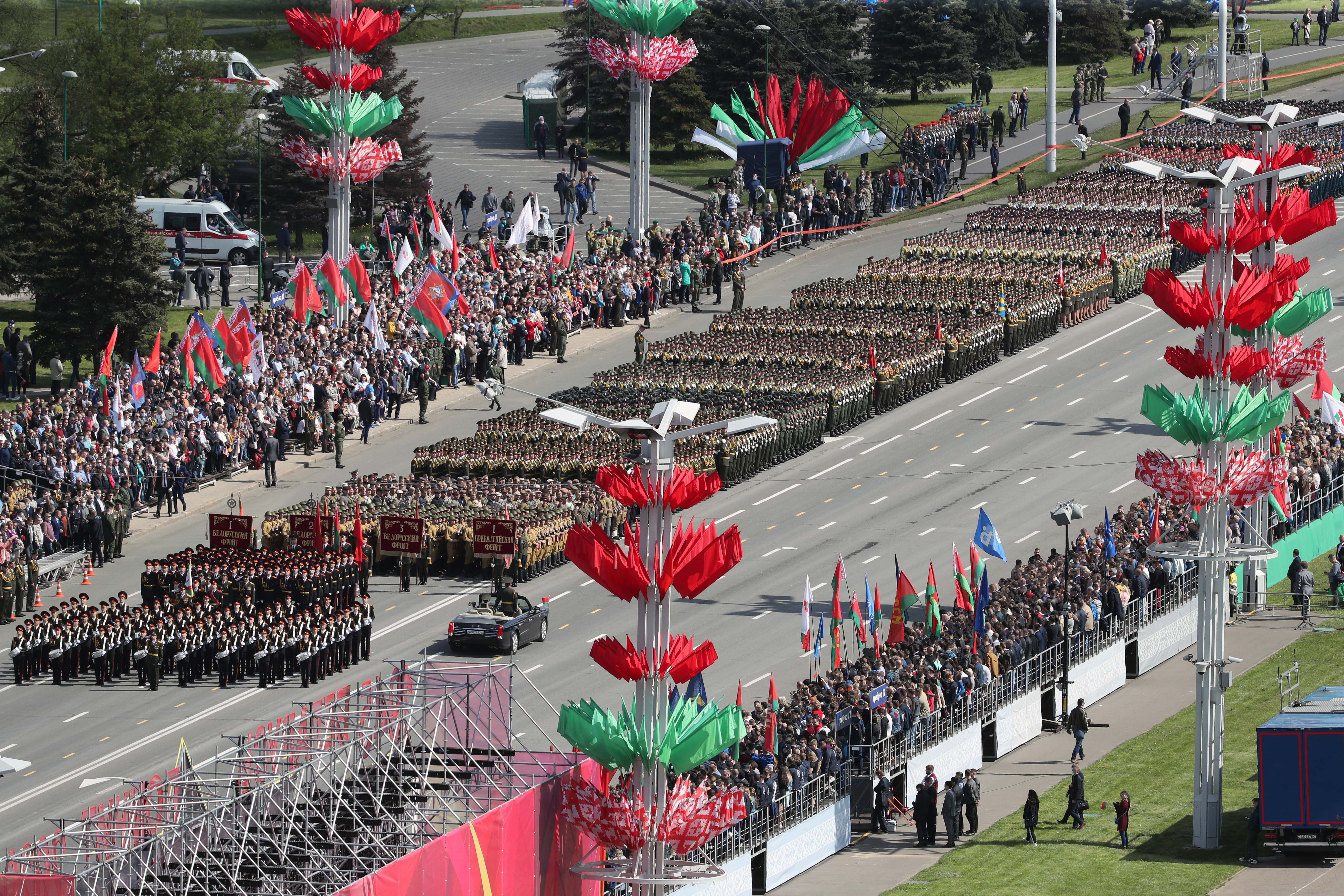 白俄罗斯纪念卫国战争胜利75周年