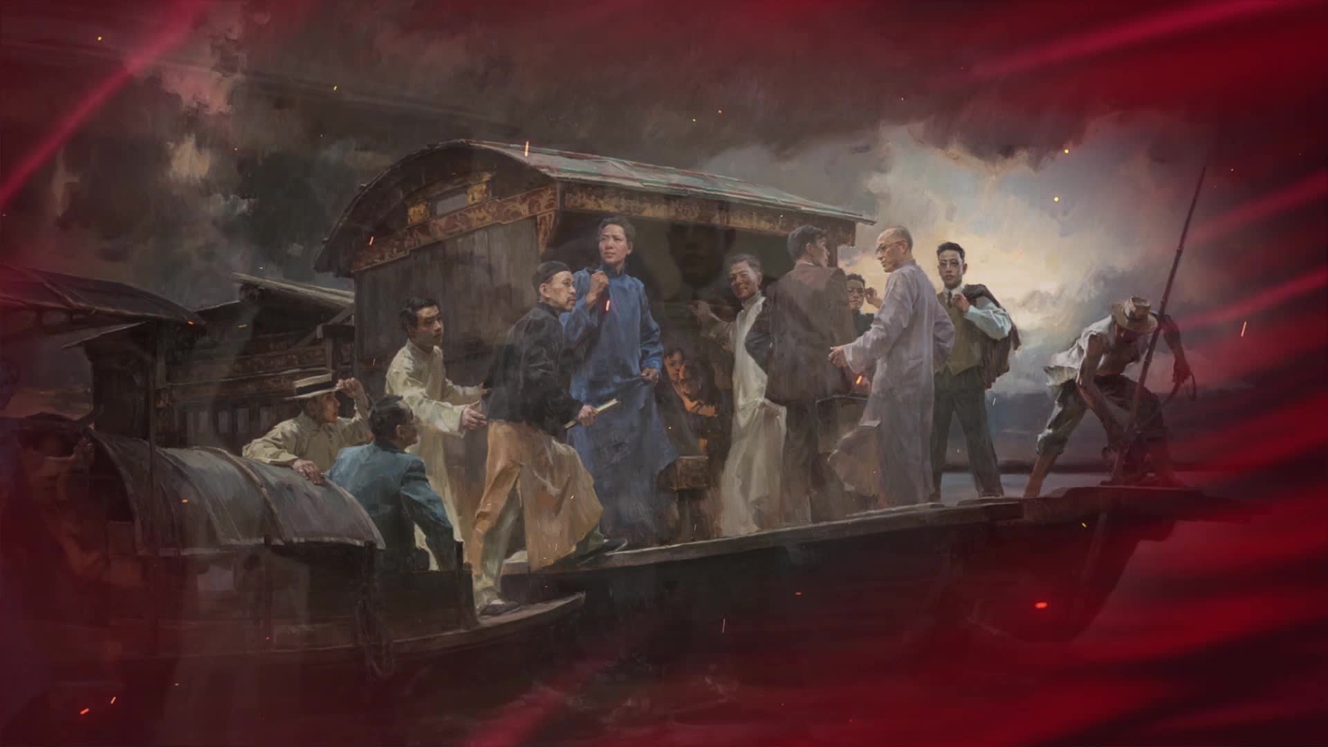 党史故事百校讲述一幅画背后的匠心绘初心听中国美术学院讲述红船启航